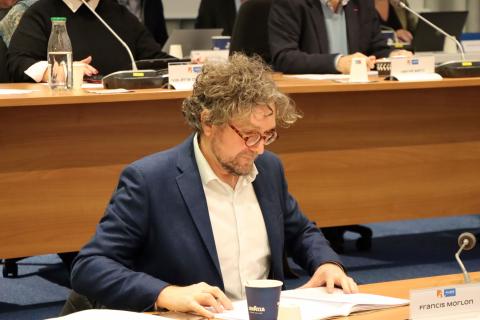 Francis Morlon, vice-président du conseil départemental de l'Aude en charge de la transition écologique, a présenté la stratégie.