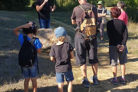 Sortie nature du programme Ensemble 2022 à Saint Amans dans l'Aude au sein d'un espace naturel sensible.