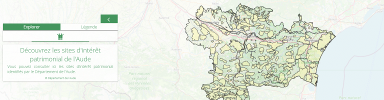 CARTE INTERACTIVE DES SITES D INTERET PATRIMONIAL DE L AUDE