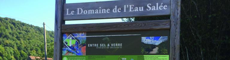 itinéraire de découverte de la balade "entre sel et verre"