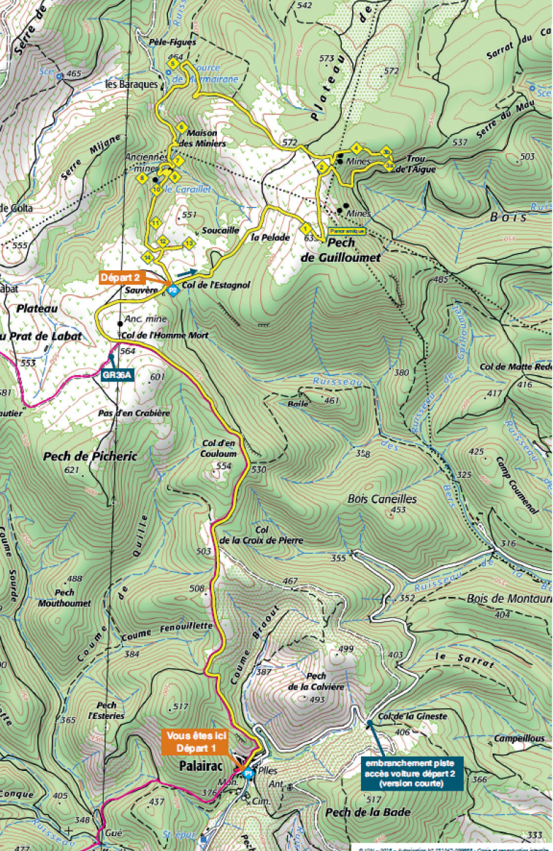 Plan balade le fer oublié